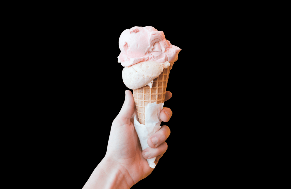 manger une glace