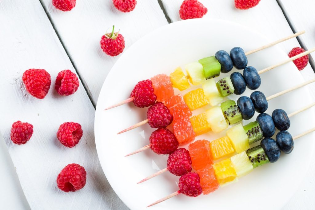 Brochettes de fruits